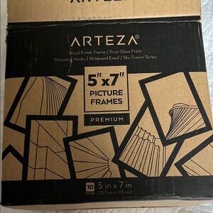 Black Picture Frames - 5x7 Inch, 10 Pack